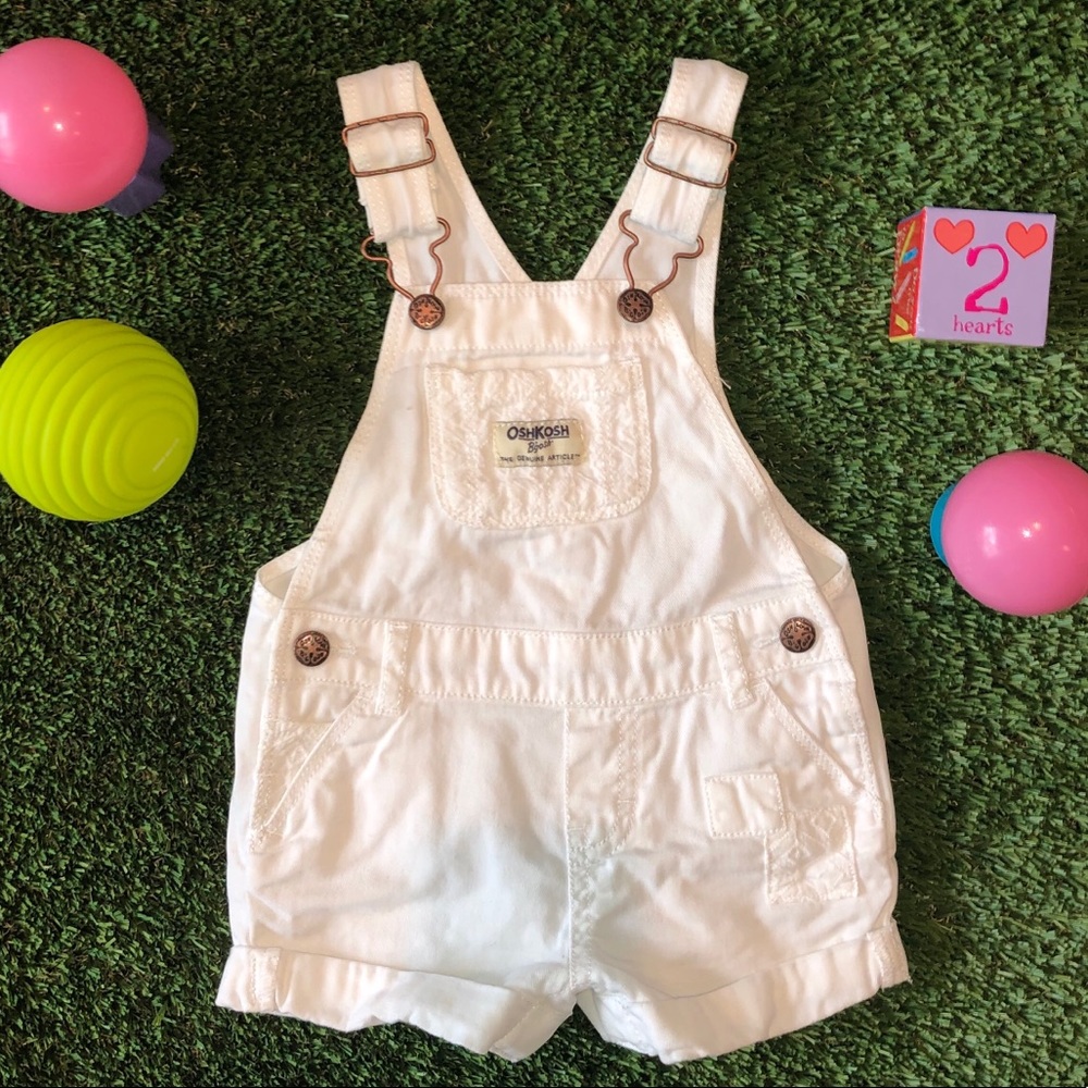 Baby Denim Overall Shorts